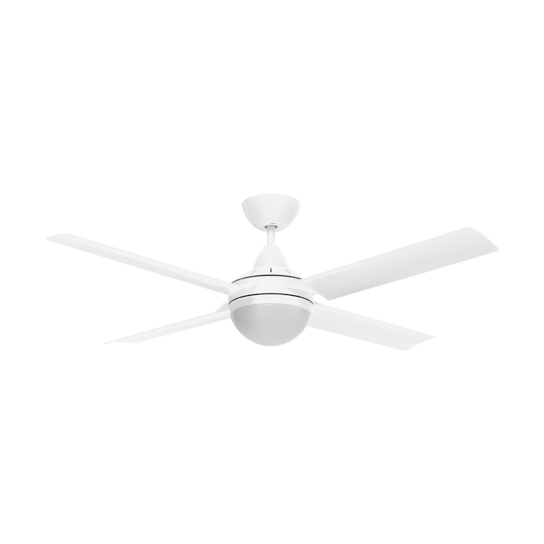 Cairns AC Ceiling Fan 52" With B22 Light White - 22880/05
