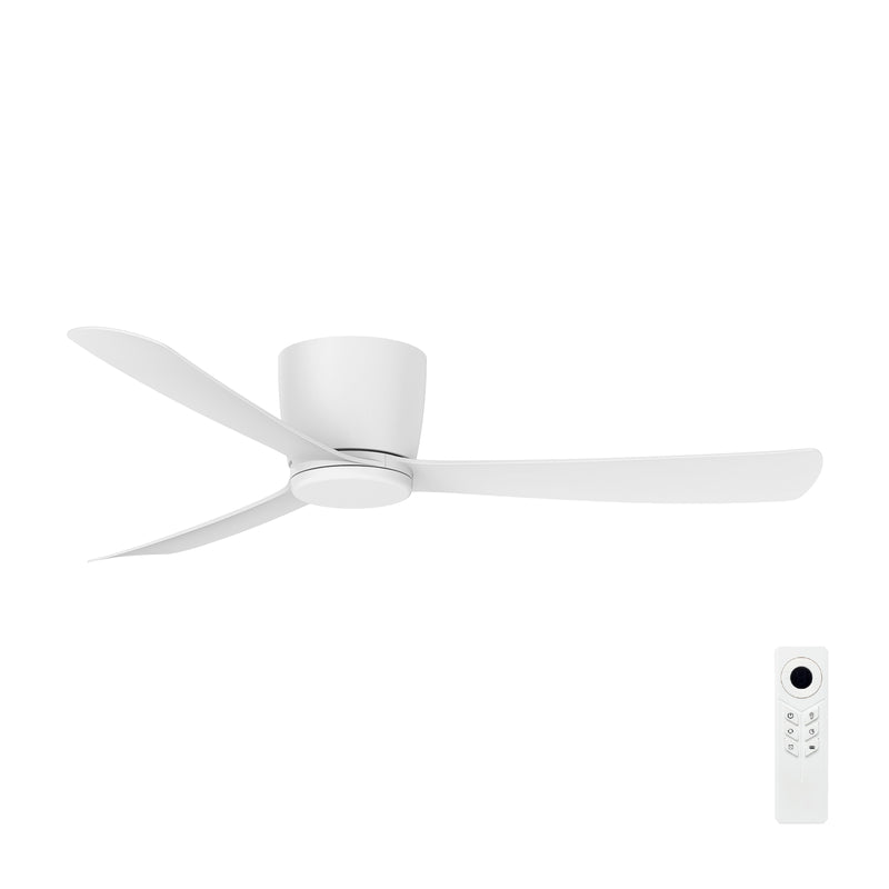 Costa Low Profile DC Ceiling Fan 52" White - 22945/05