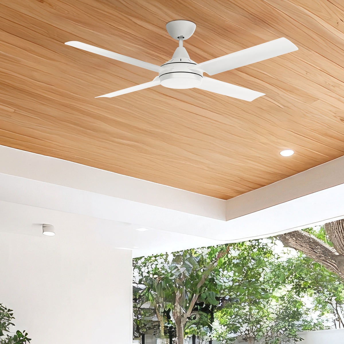 Cairns DC Ceiling Fan 48" Matt White - 22970/05