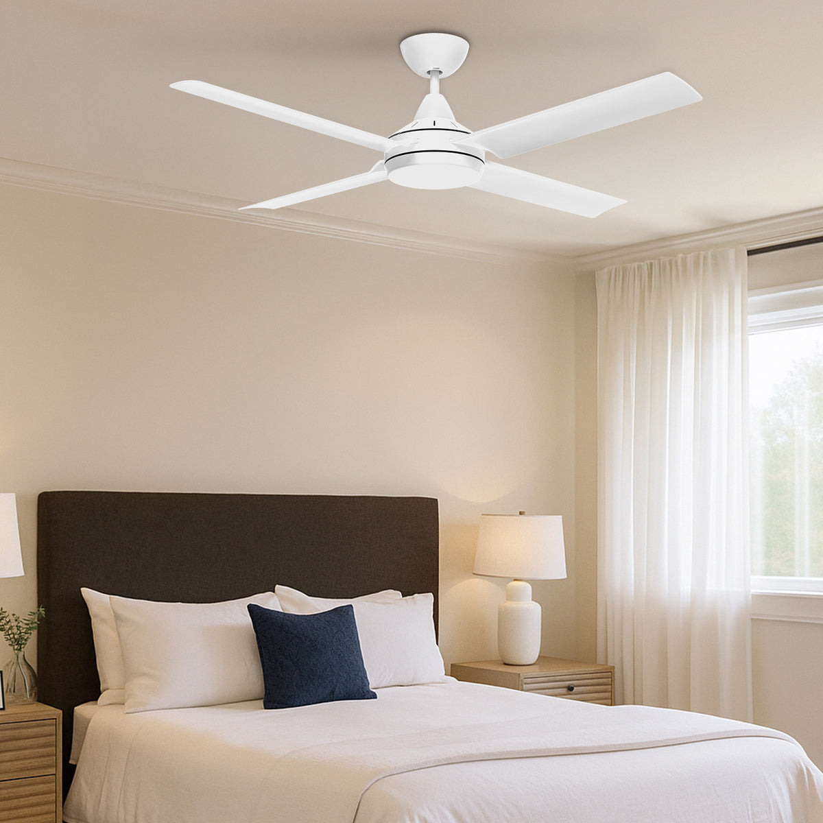 Cairns DC Ceiling Fan 52" Matt White - 22972/05