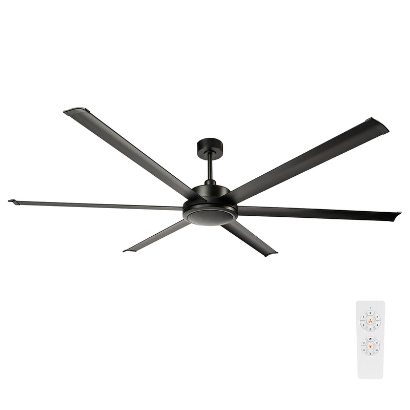 Colossus II DC Ceiling Fan 72" Black - 22982/06