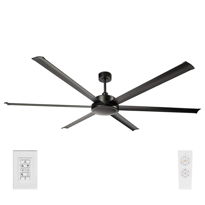 Colossus II DC Ceiling Fan 84" Black - 22986/06