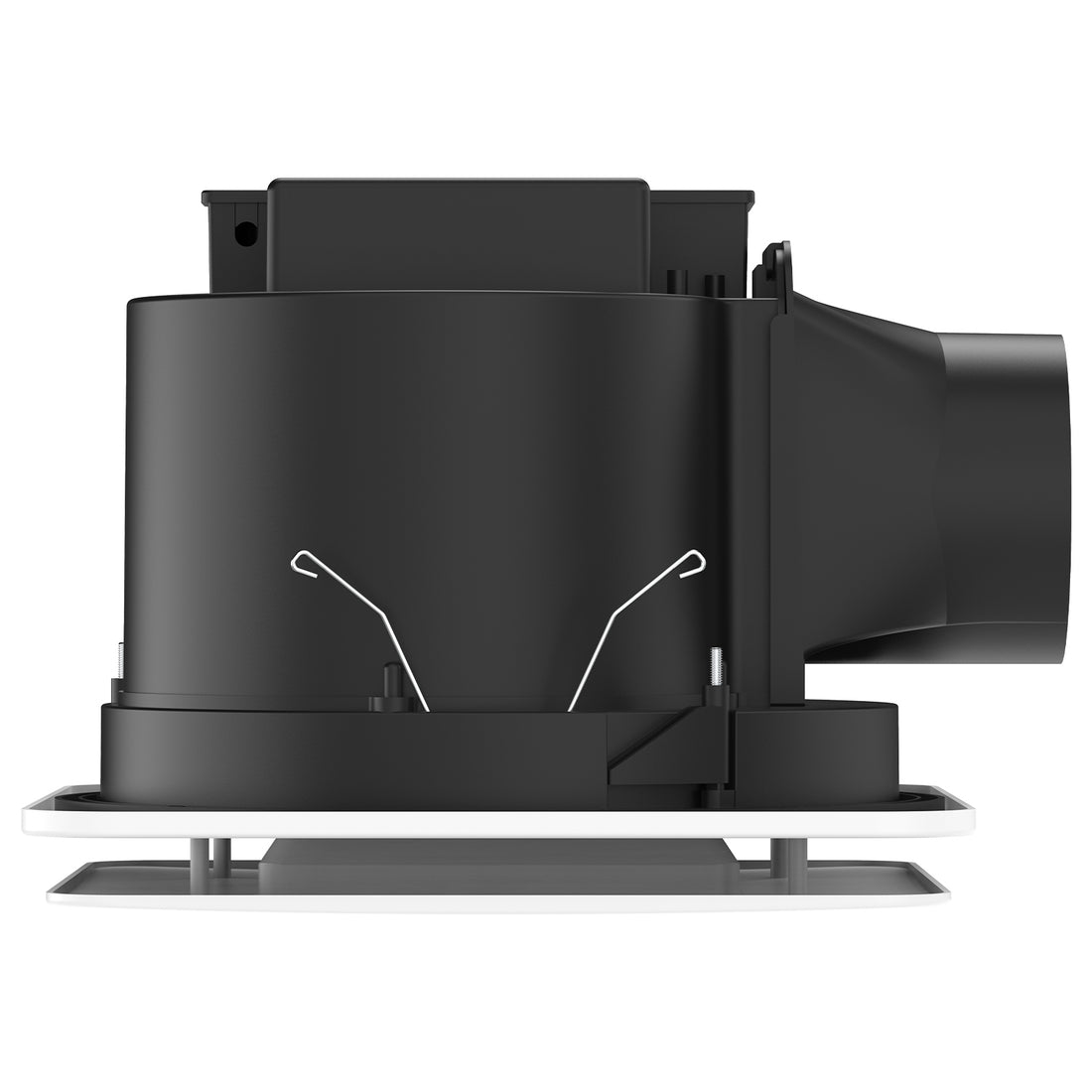 Blizzard 330mm Square DC Exhaust Fan With LED Light 40W 3CCT White - 23029/05