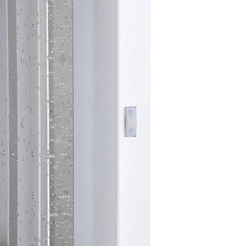 Buy Exterior Wall Lights Australia VILLAGRAZIA Exterior Wall Light H300mm White Aluminium 3CCT - 205918