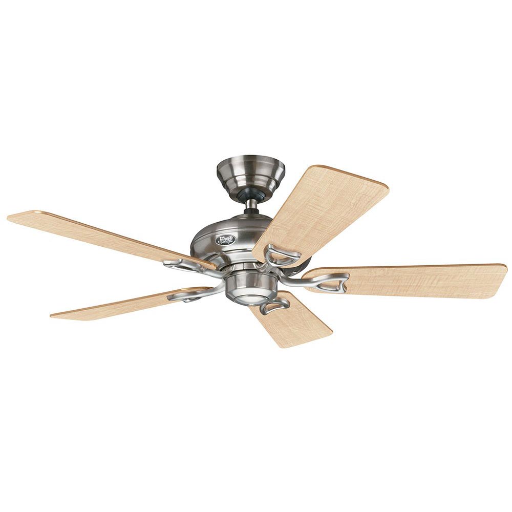 Seville II AC Ceiling Fan 44" Brushed Nickel with Maple/Grey Blades - 24038