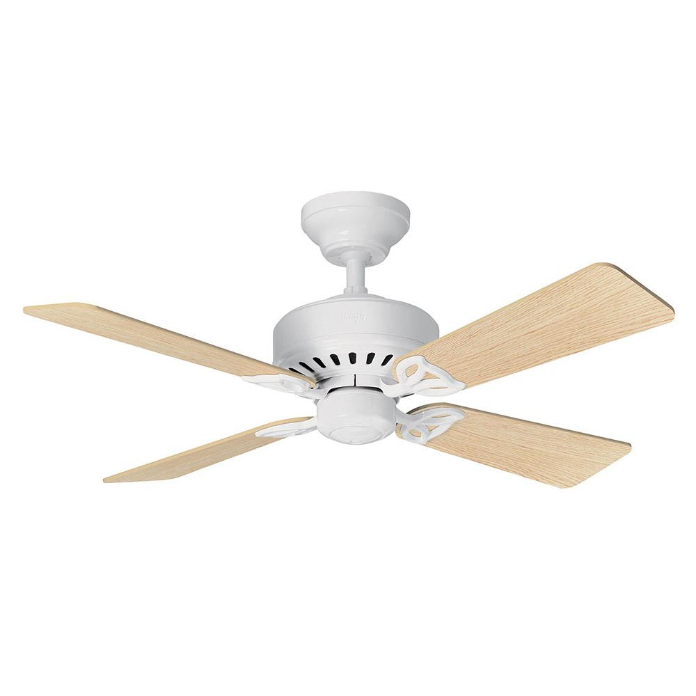 Bayport AC Ceiling Fan 42" White/Light Oak Blades - 24170