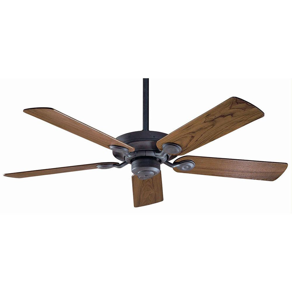 Outdoor Elements II AC Ceiling Fan 52" Weathered Brick (132cm) with Solid Teak wood blades - 24324