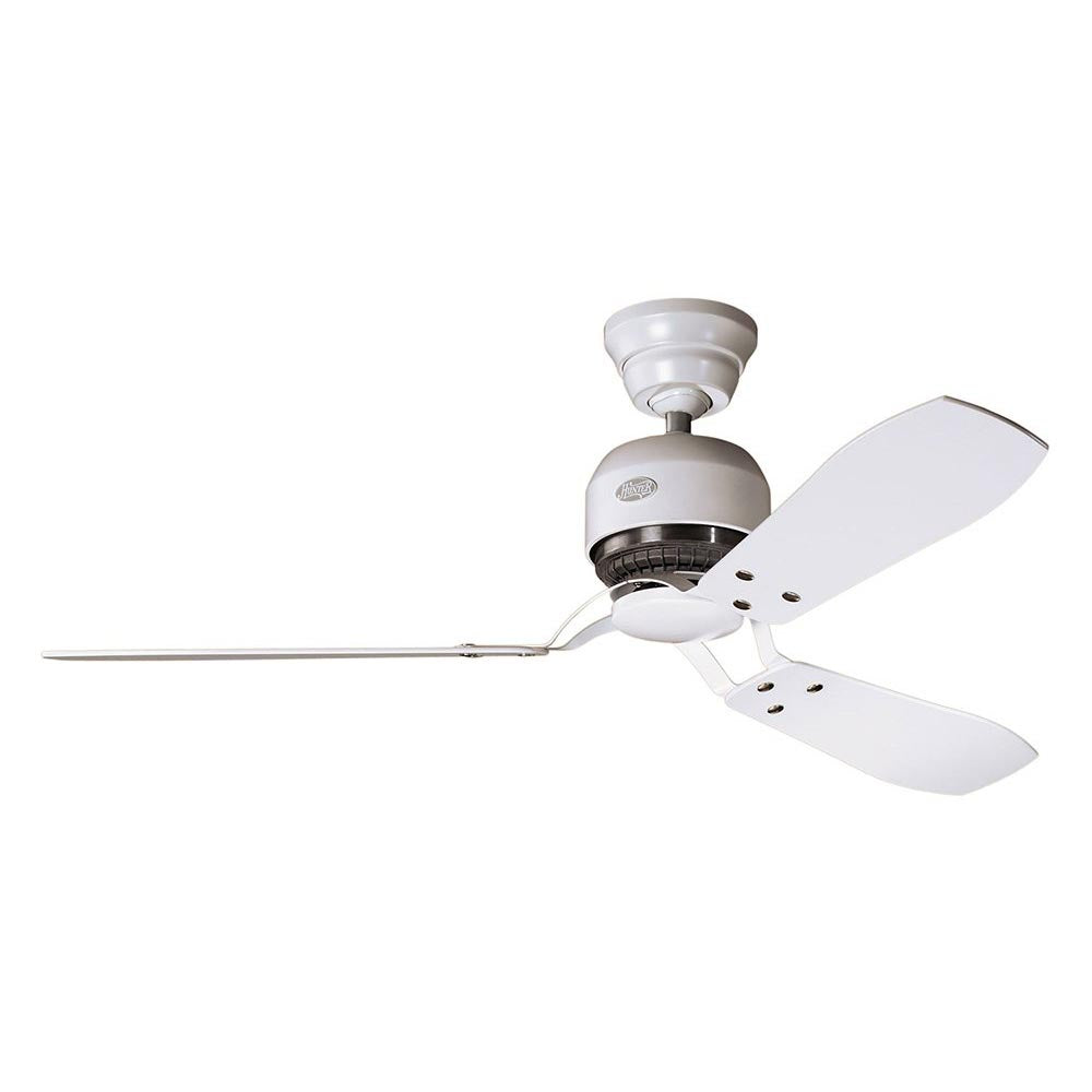 Industrie II AC Ceiling Fan 52" White with White/Maple Blades - 24547