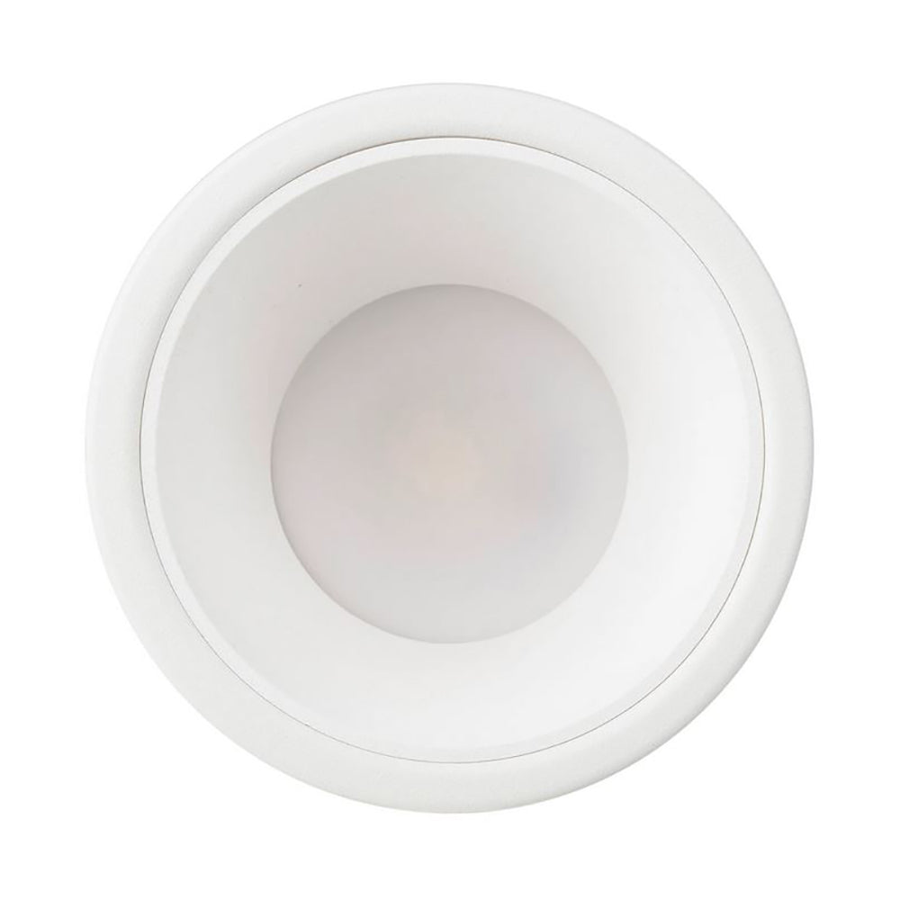 Round Recessed LED Downlight W82mm White Aluminium / Insert 2 CCT - HV5529D2W-WW
