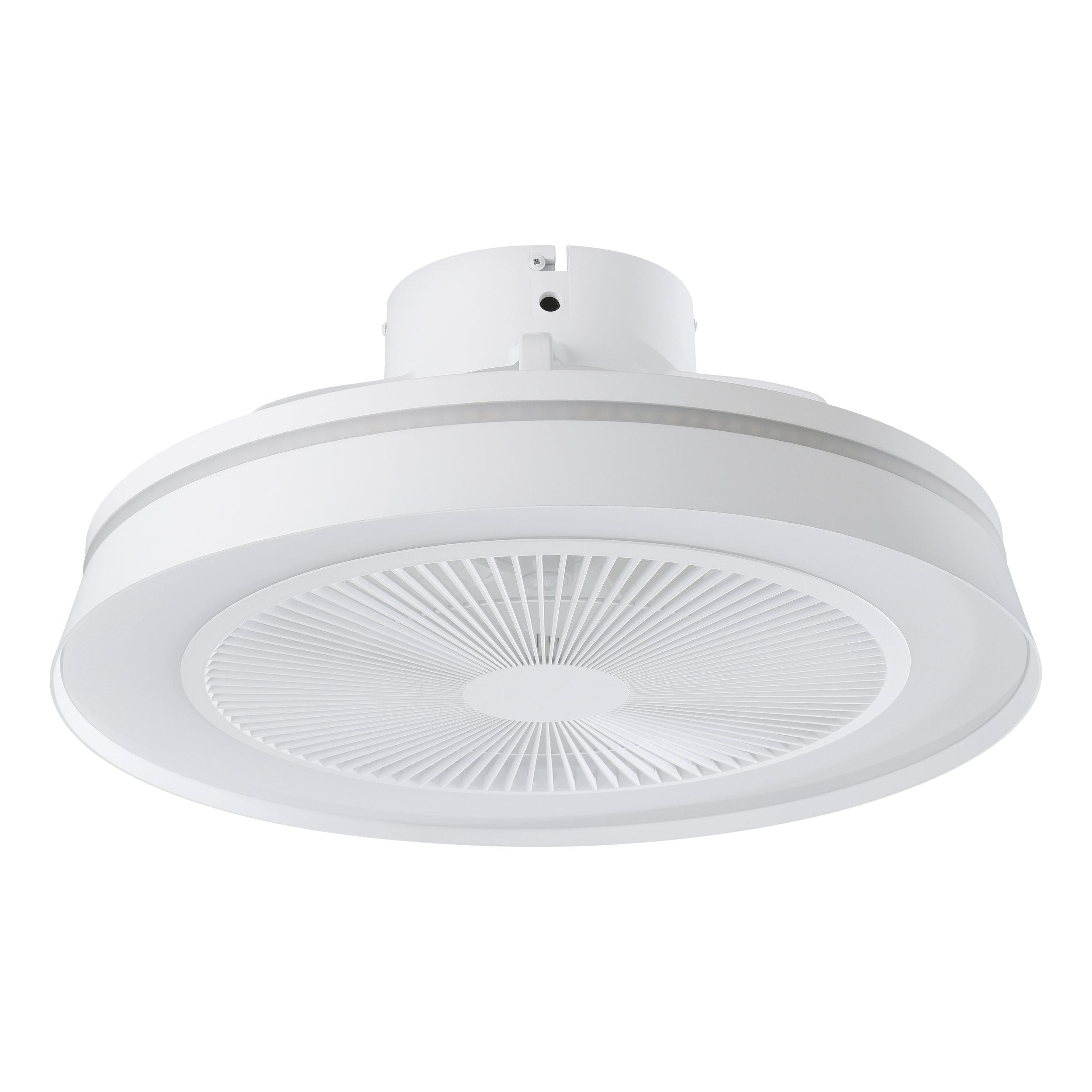 Vallonia LED Bladeless DC Ceiling Fan With RGB White Matt - 20809501