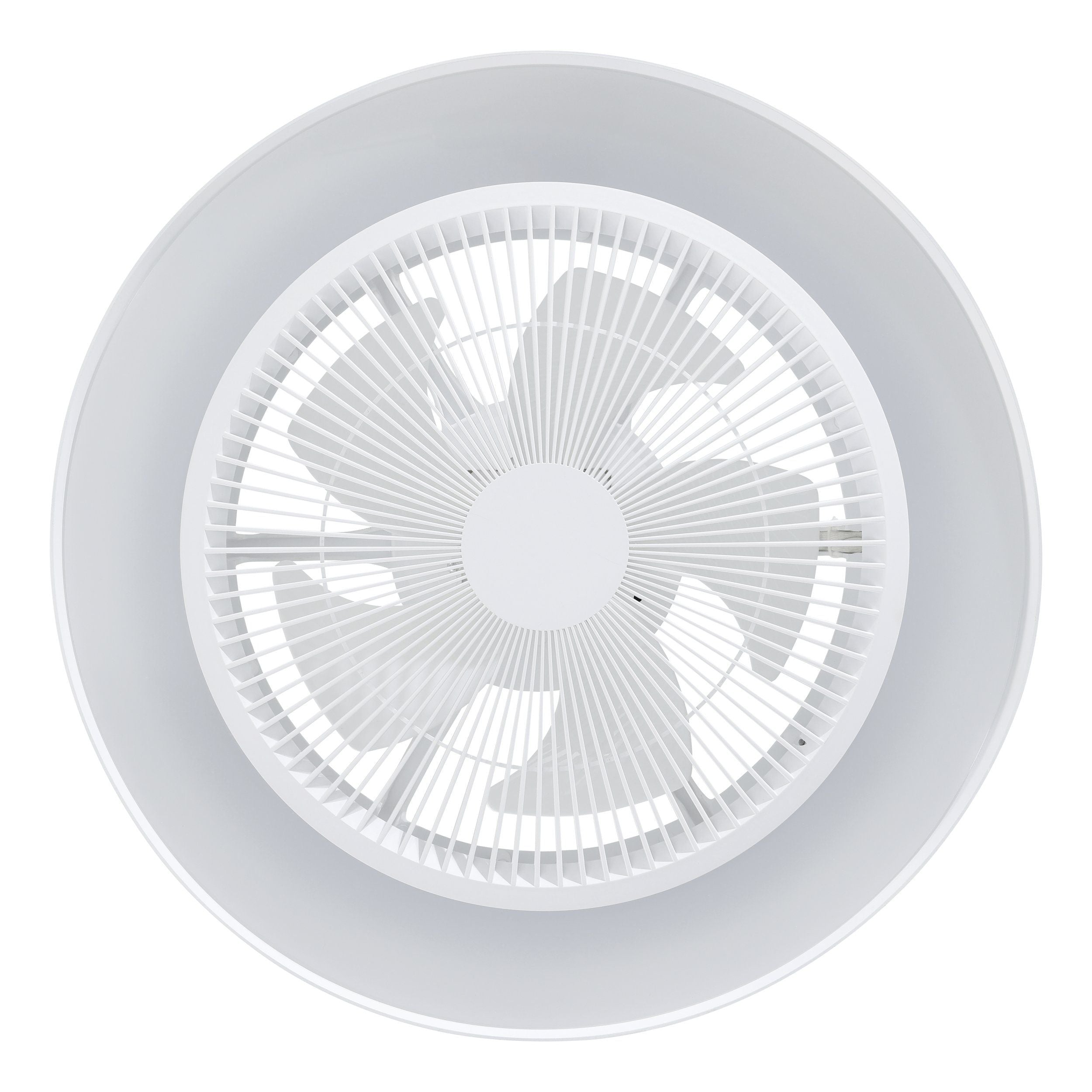 Vallonia LED Bladeless DC Ceiling Fan With RGB White Matt - 20809501