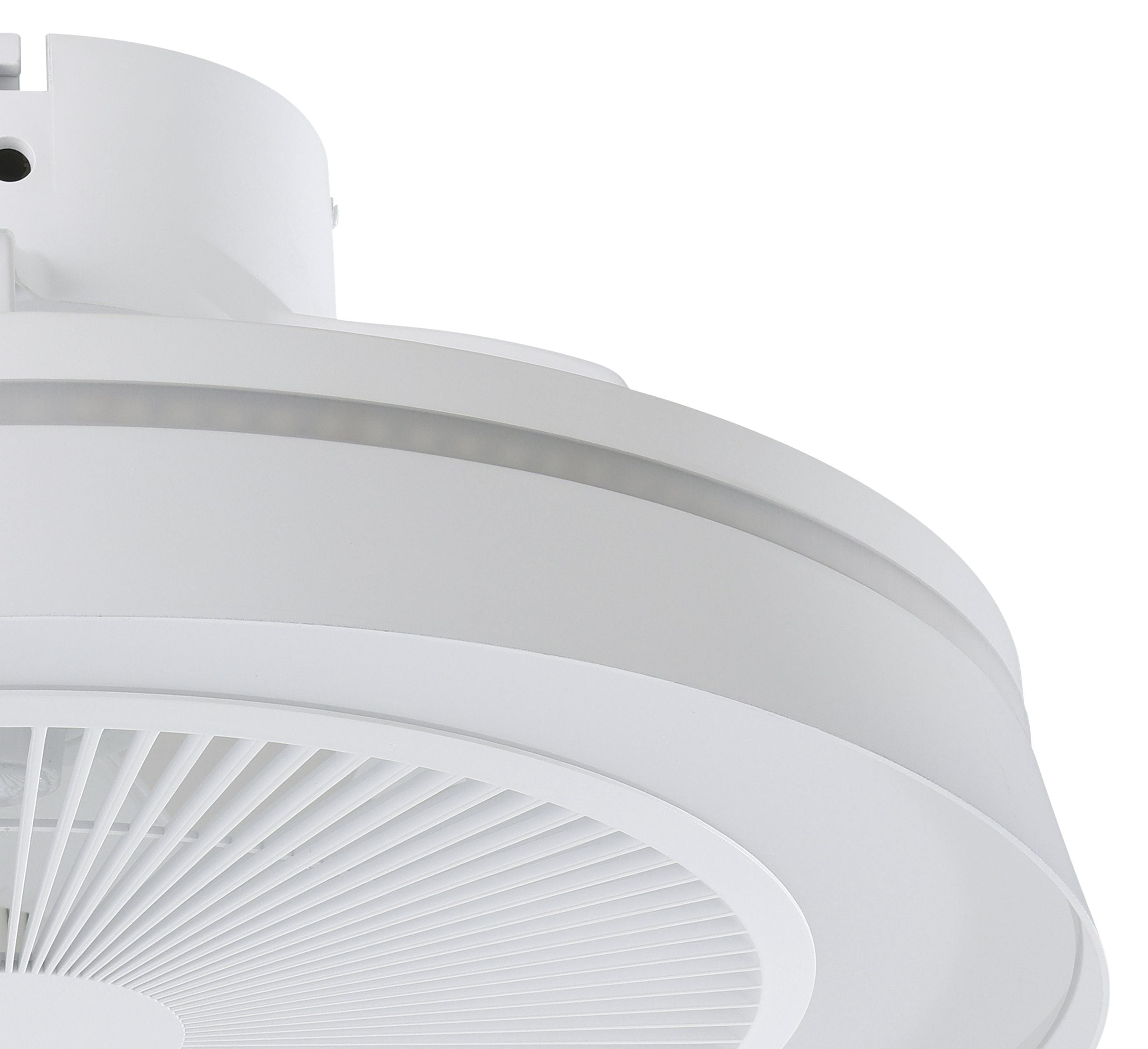 Vallonia LED Bladeless DC Ceiling Fan With RGB White Matt - 20809501