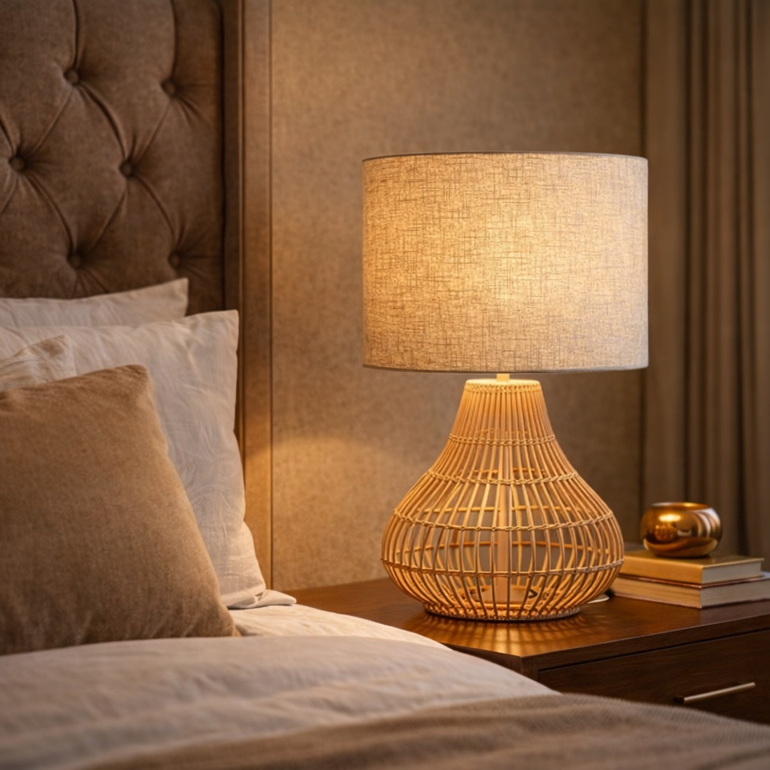 Mira Table Lamp Rattan - 1439