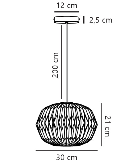 Aviana Pendant Light Opal White - 2612303001