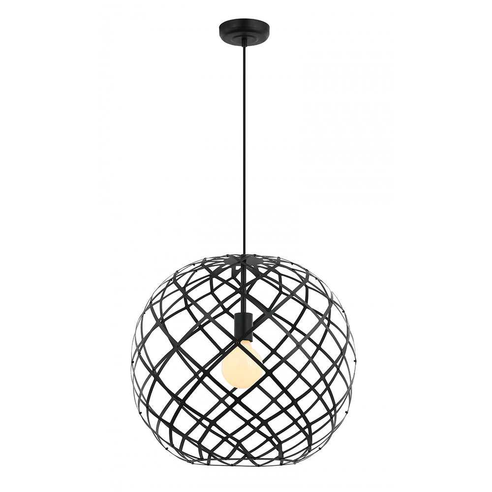 Buy Pendant Lights Australia Fiorentino Lighting - SANSIRO 1 Light Pendant 500mm Black