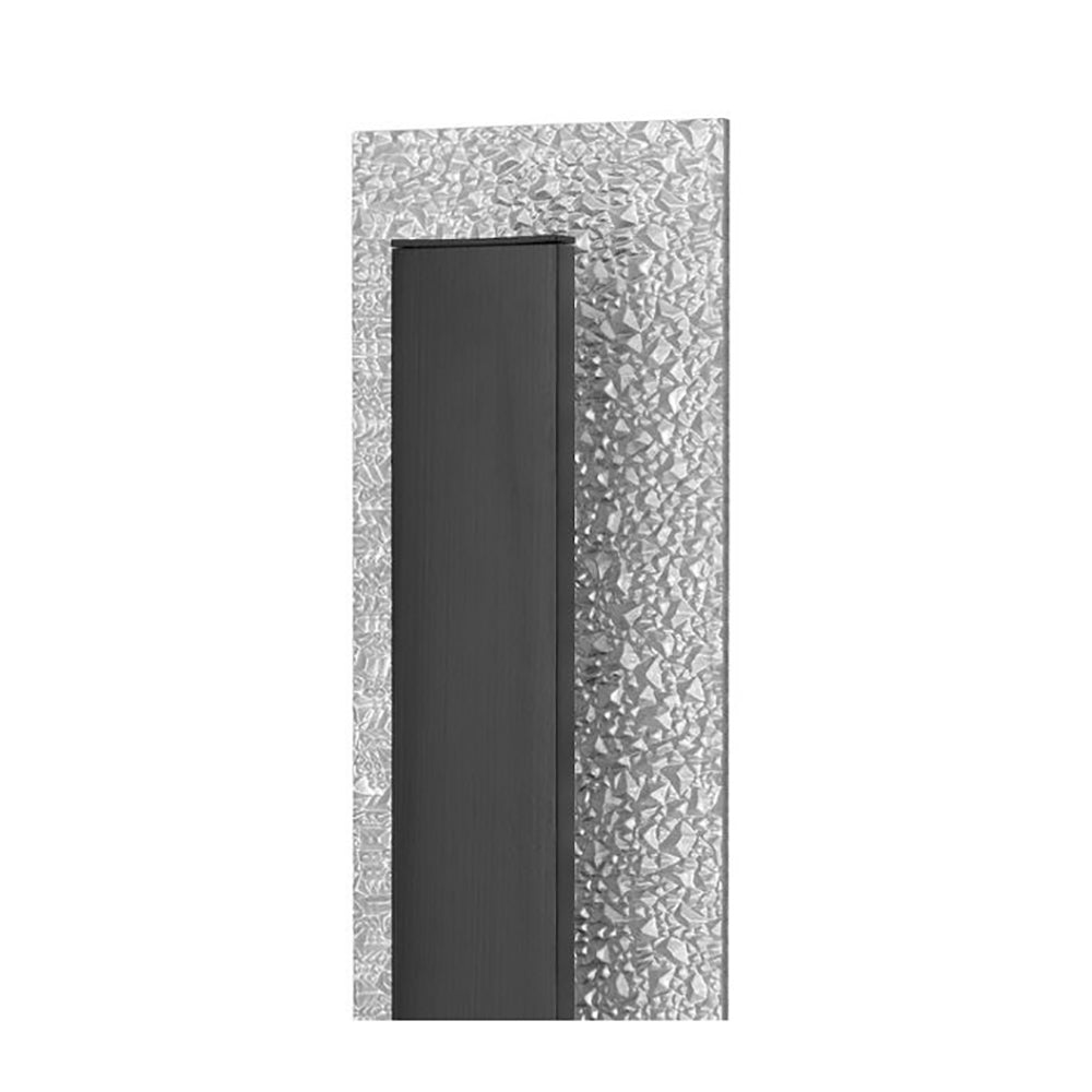 Serano Floor Lamp Silver Aluminium Black Acrylic - SERANO2 FL-SL