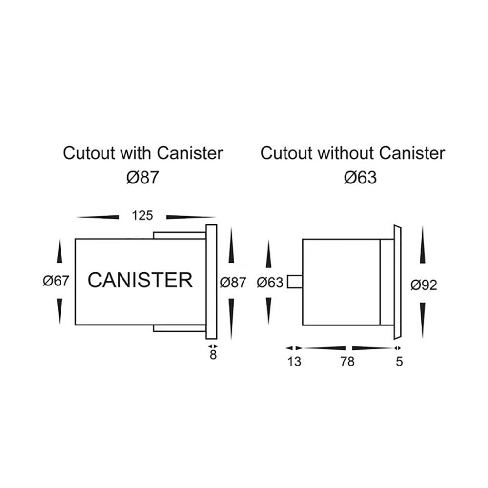 Buy Outdoor Step Lights Australia Ollo Outdoor Step Light 12V Graphite Stainless Steel 3CCT - 19022T-GPH