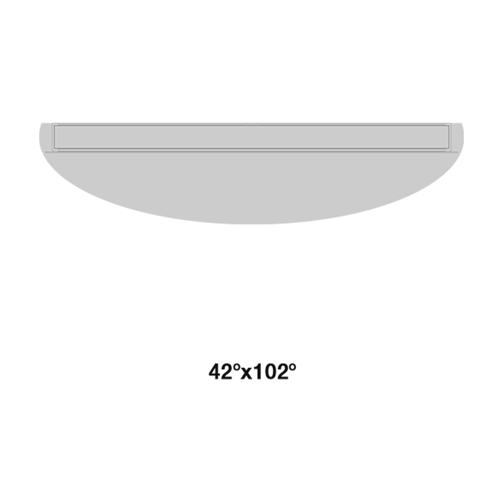 Berica Out 2.2 Flat Up & Down Wall Light 56W CRI80 DALI Aluminium 3000K - BU2210