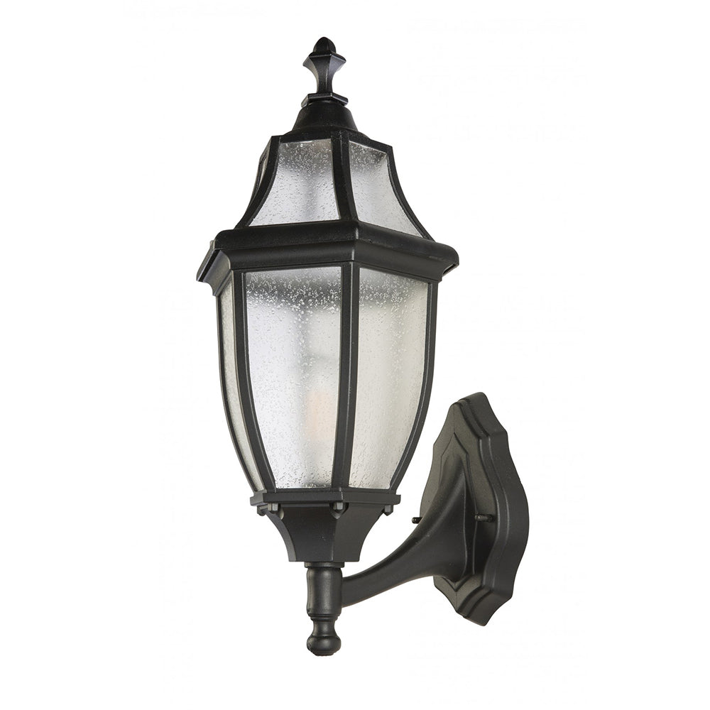 Buy Exterior Wall Lights Australia Fiorentino Lighting - CARDO 1 Light Up Wall Light Black