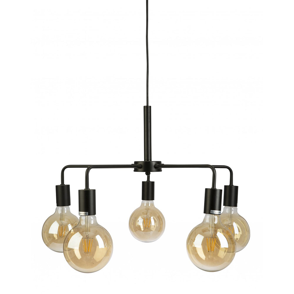 Buy Pendant Lights Australia Fiorentino Lighting - BRIGIDA 5 Light Pendant Black