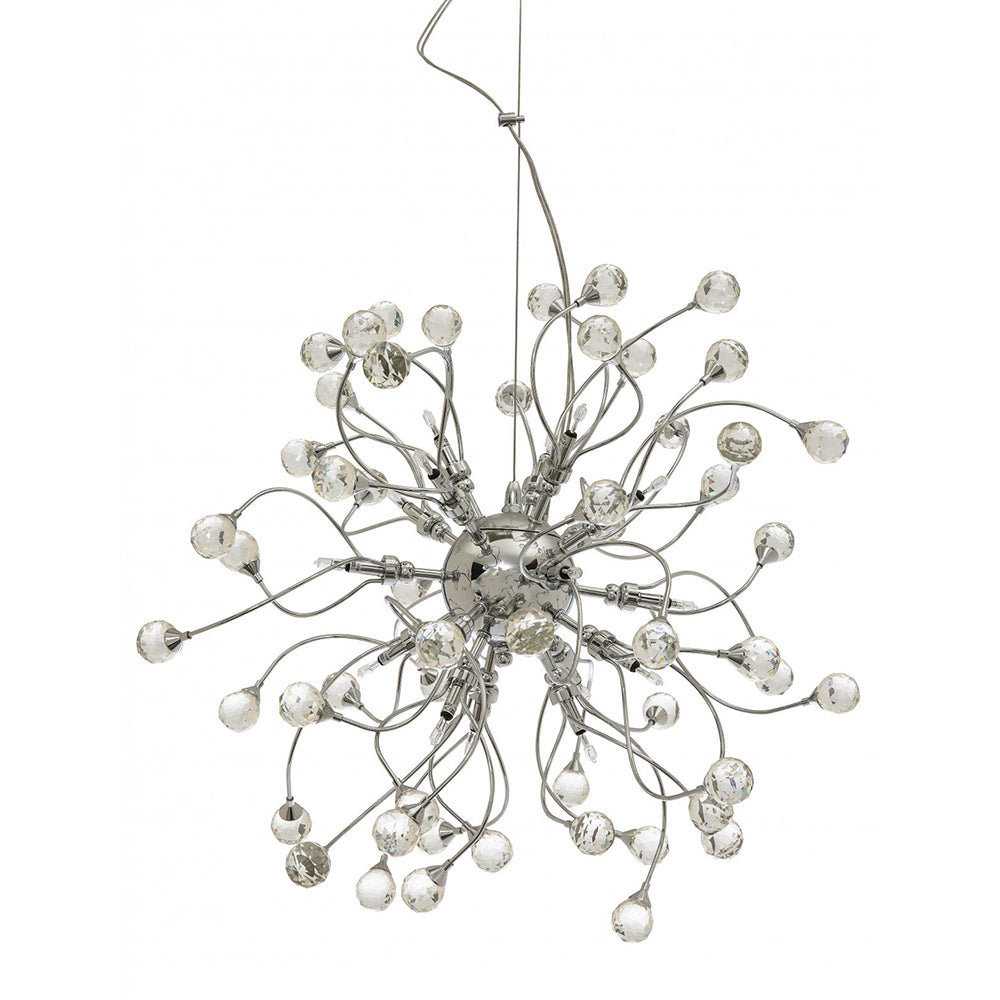 Buy Pendant Lights Australia Fiorentino Lighting - SGR 48 Light Crystal Ball Pendant