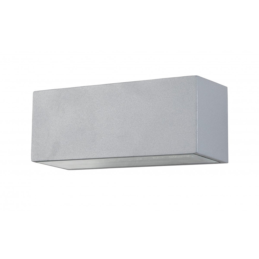 Buy Exterior Wall Lights Australia Fiorentino Lighting - GARBO 1 Light Wall Light Silver