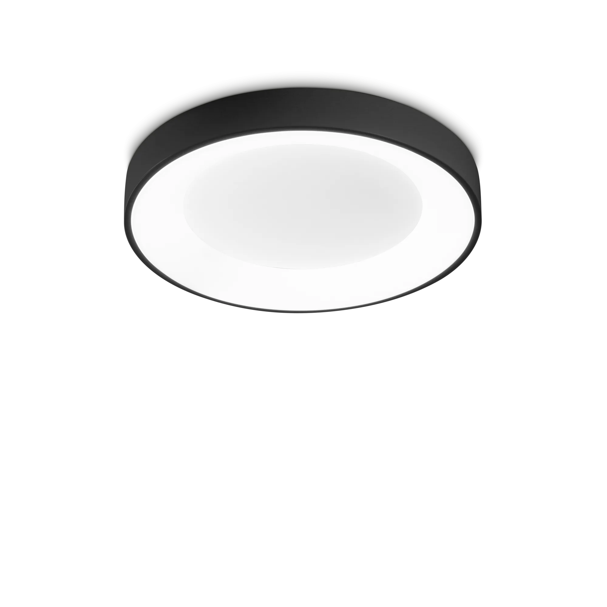 Planet 400mm LED Ceiling Flush Mount Light 20W 3000K Black - 312330