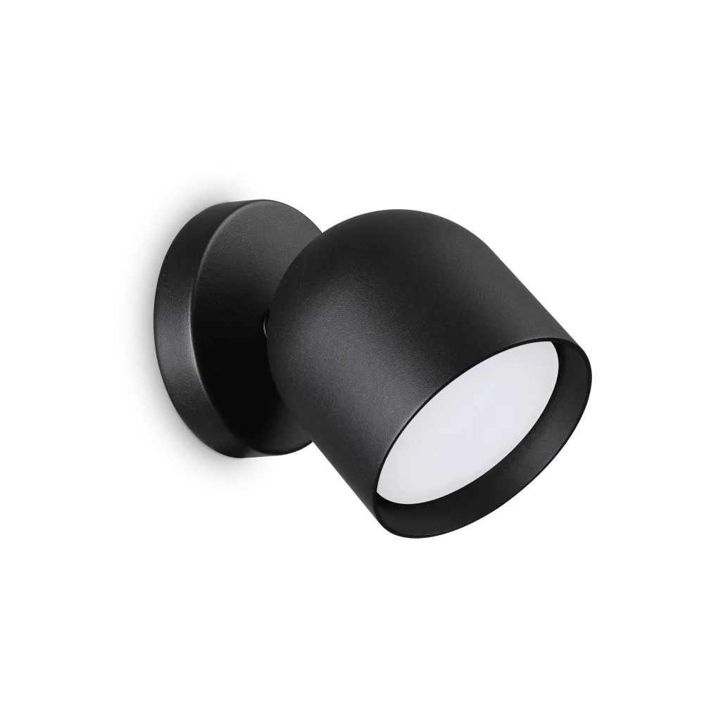 Dodo Single LED Wall Light 9W 3000K Black - 314099