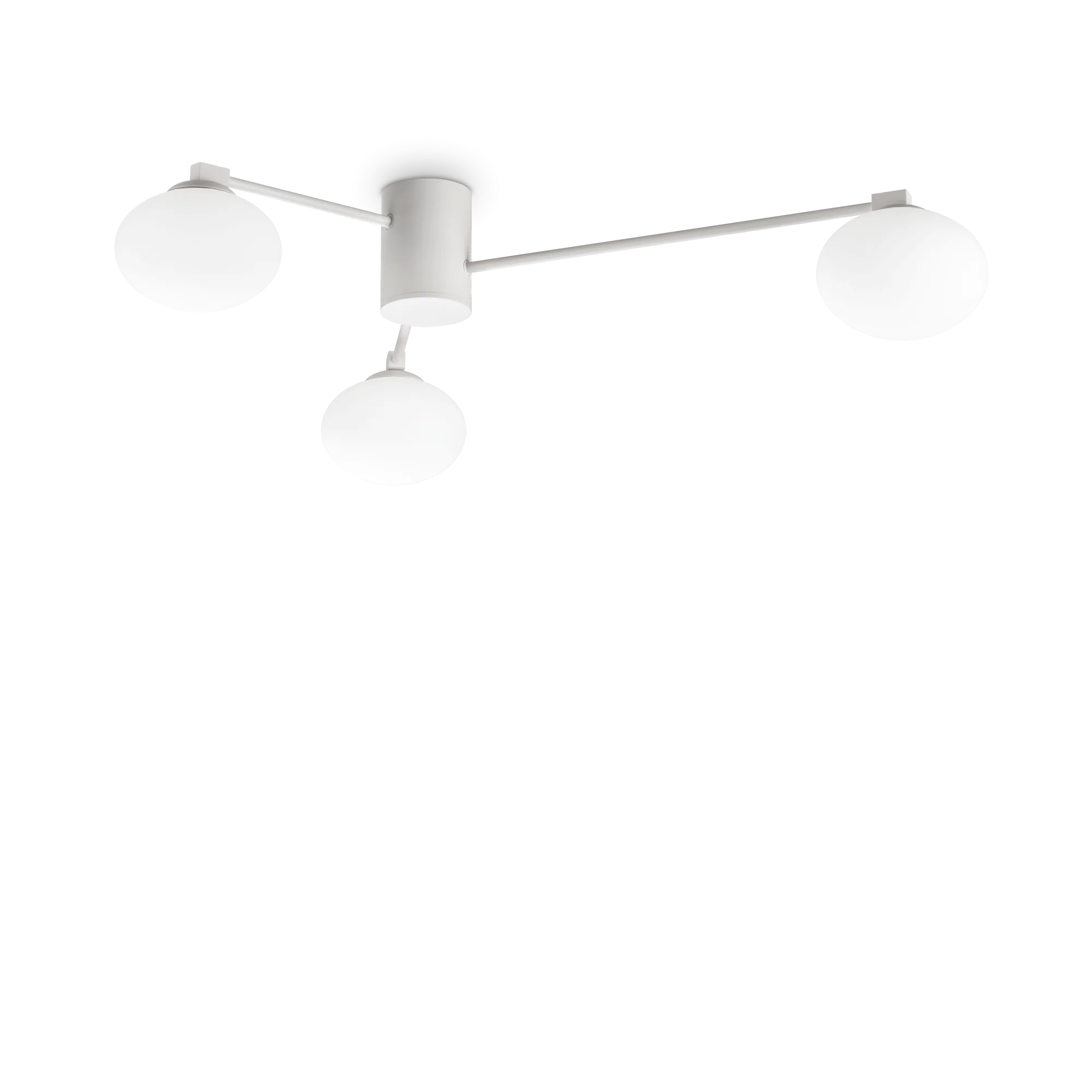 Hermes 3 Light 900mm Ceiling Flush Mount Light White - 322674