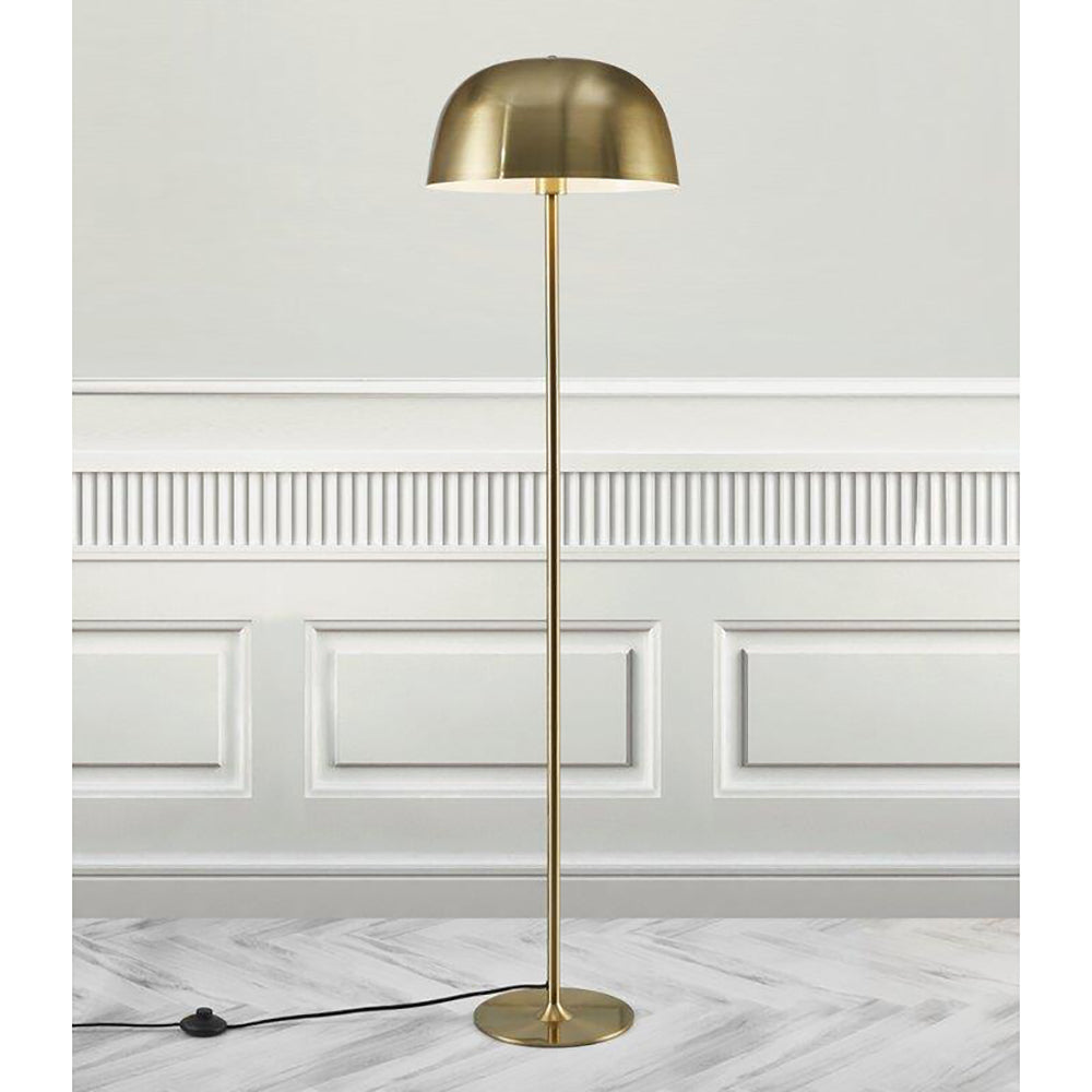 Cera 1 Light Floor Lamp Brass - 2010244035