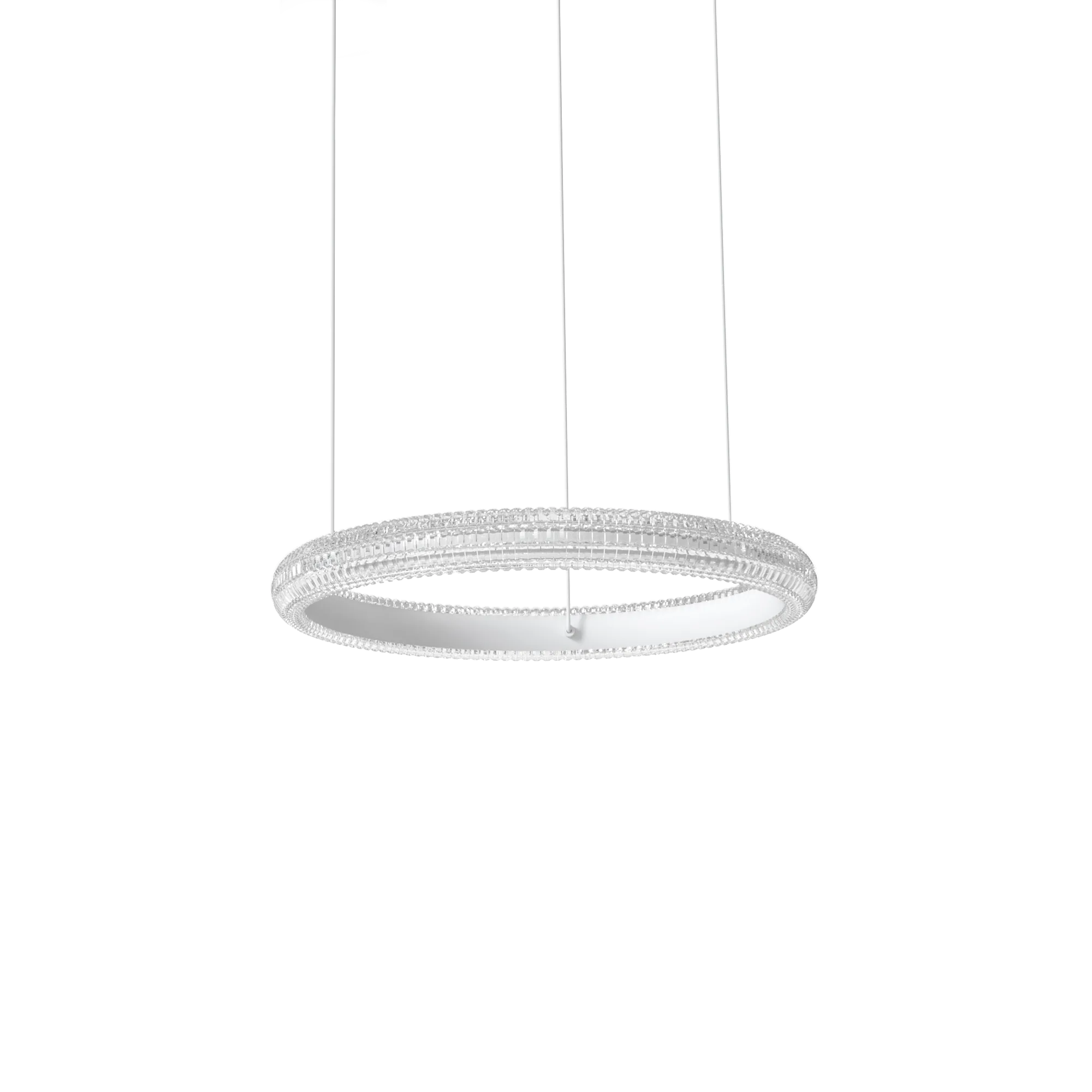 Miracle Metal 400mm LED Pendant 25W 3000K White - 325804