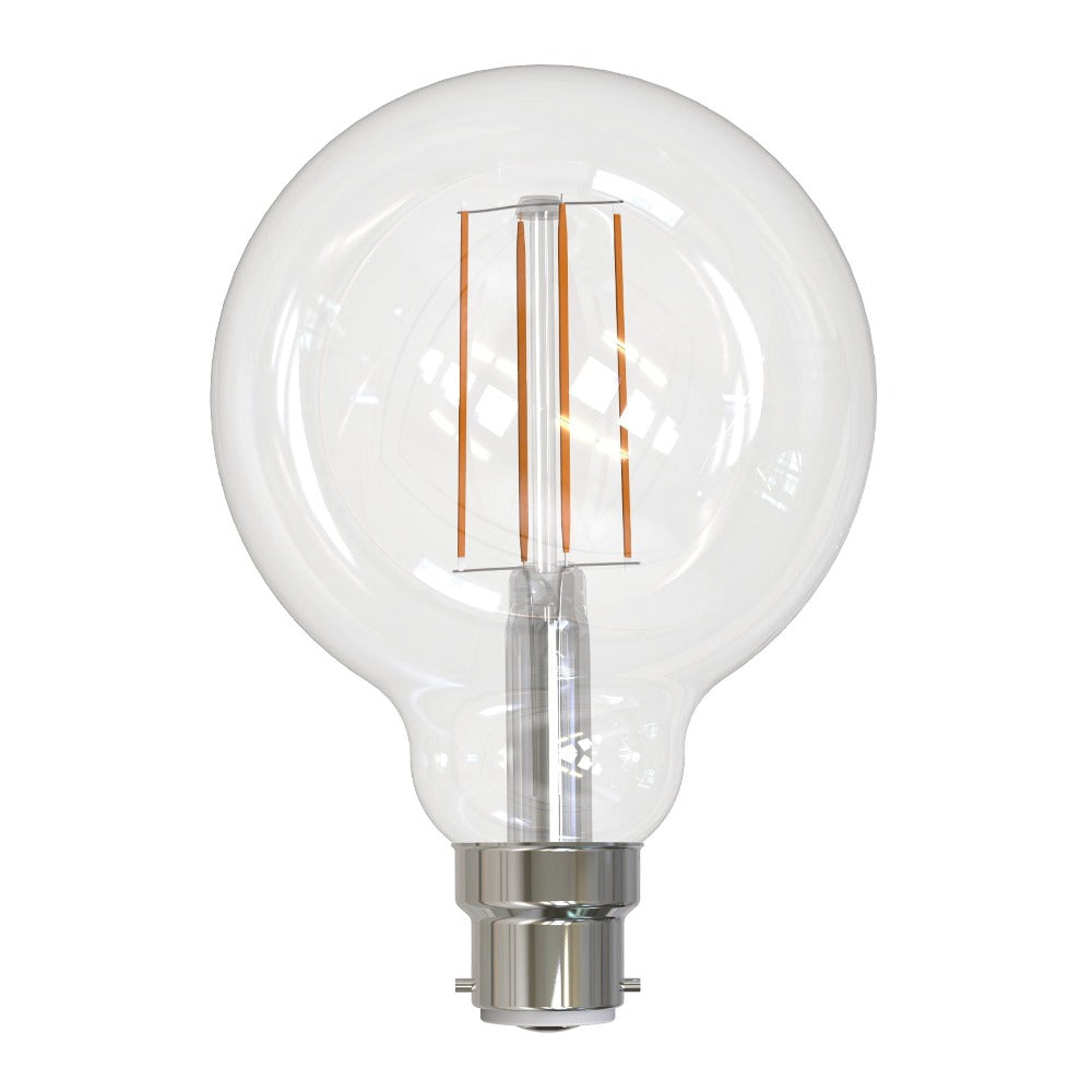 Bulb G95 LED Filament Globe BC 240V 5W Clear 5000K - 205953