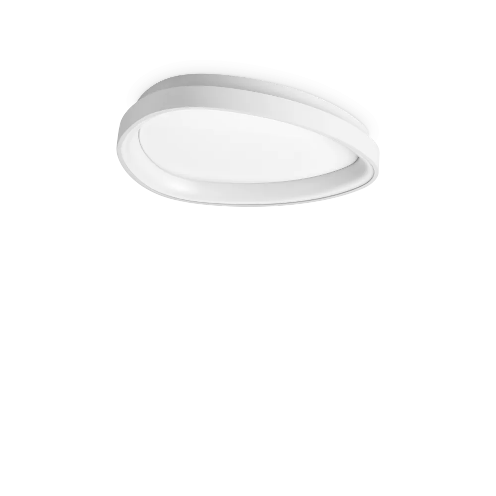 Gemini Metal LED Ceiling Flush Mount Light 24W 3000K White - 328010