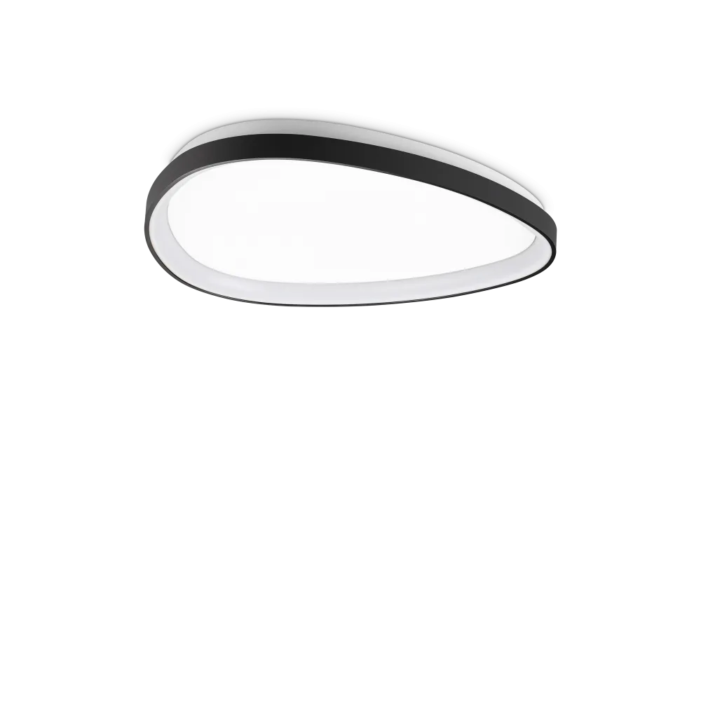 Gemini Metal LED Ceiling Flush Mount Light 30W 3000K Black - 328058