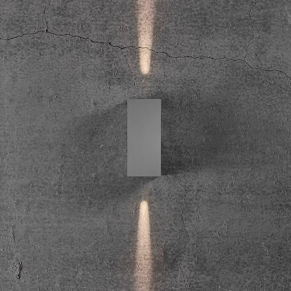 Asbol Kubi Up-Down Wall Light Grey, Clear - 2019071010