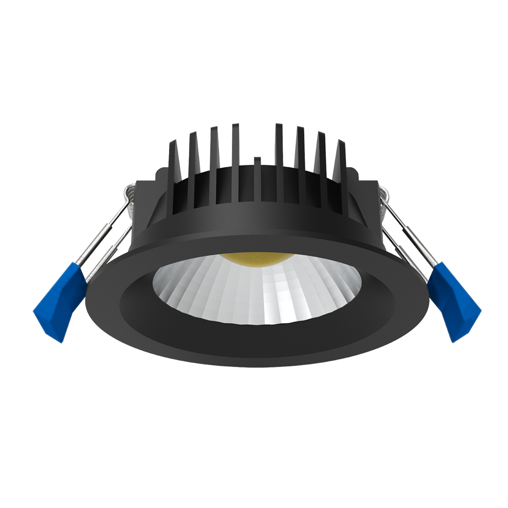 Buy Recessed LED Downlights Australia TriValite Pro Recessed LED Downlight Black Polycarbonate 3CCT - 171015BK