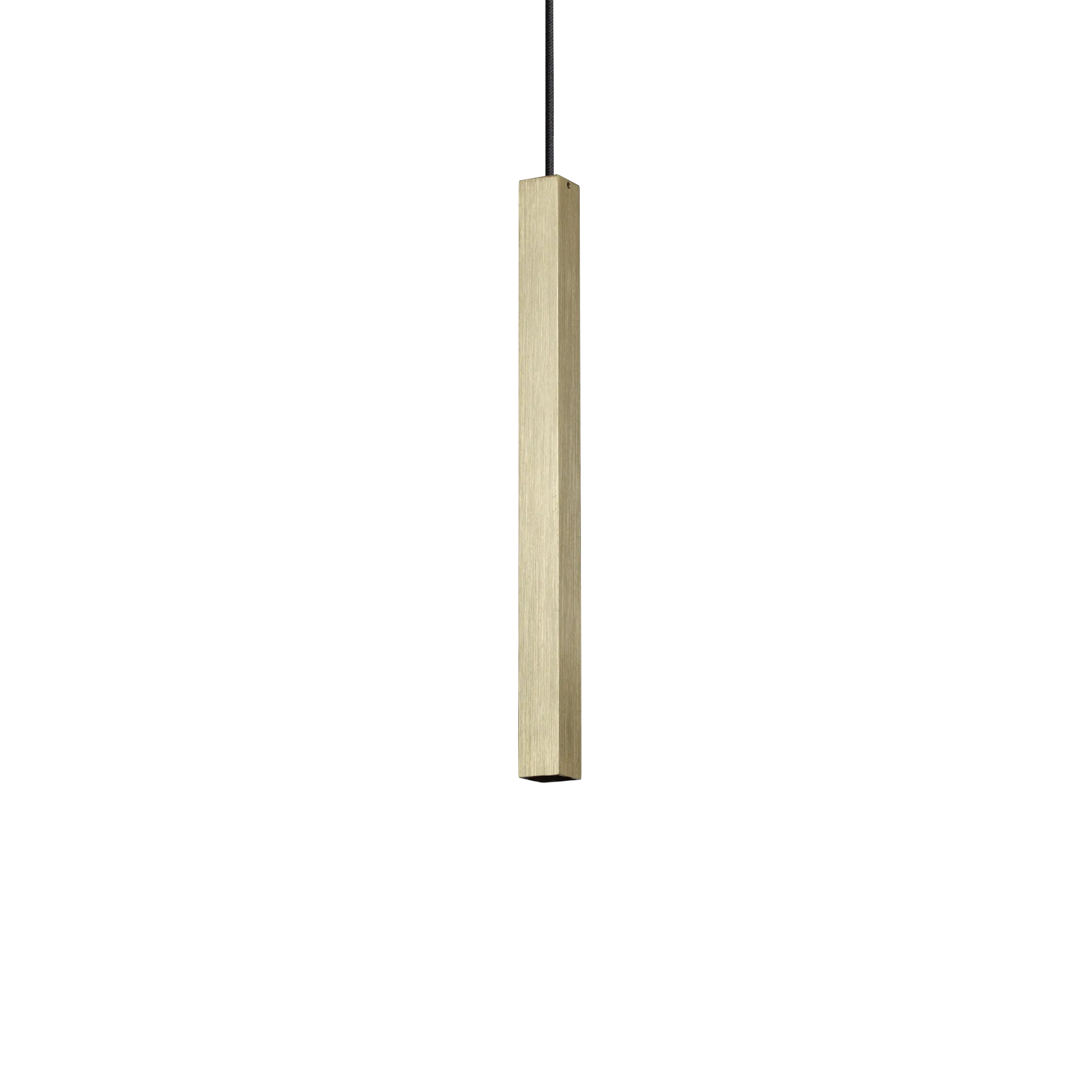 Ultrathin Small Square LED Pendant 11.5W 3000K Brass - 339740
