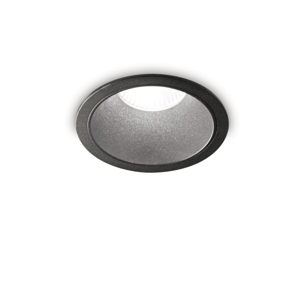 Game Trim Round Recessed LED Downlight 11W 2700K Aluminium Black Gold - 341330