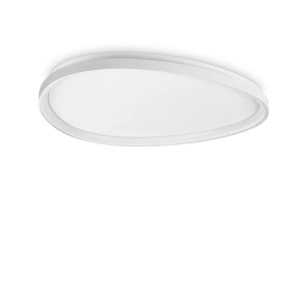 Gemini Metal LED Ceiling Flush Mount Light 42W 2700K White - 341491
