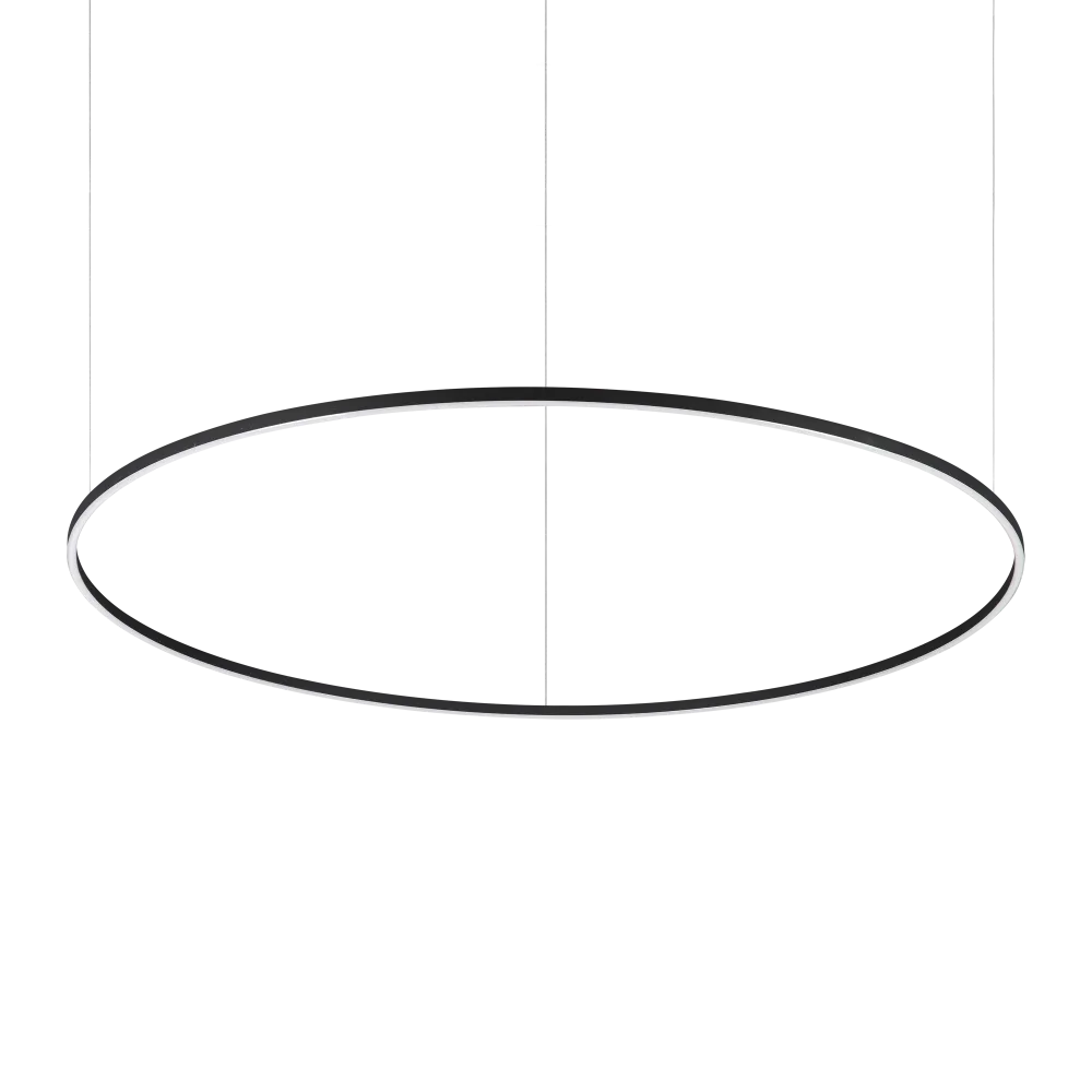 Oracle Large Slim LED Round Pendant 83W 2700K White - 342177