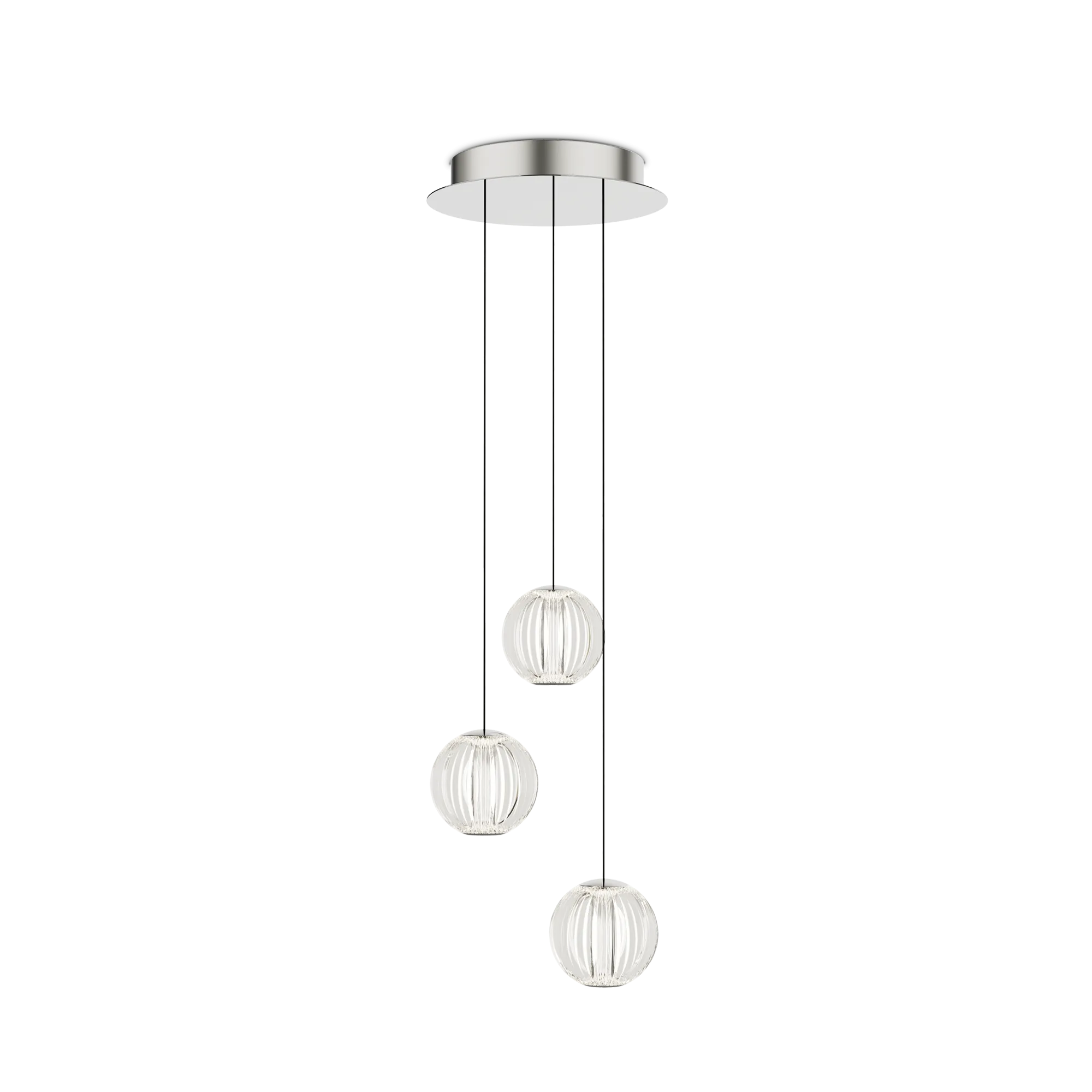 Diamond  3 Light Pendant Light Clear - 343464