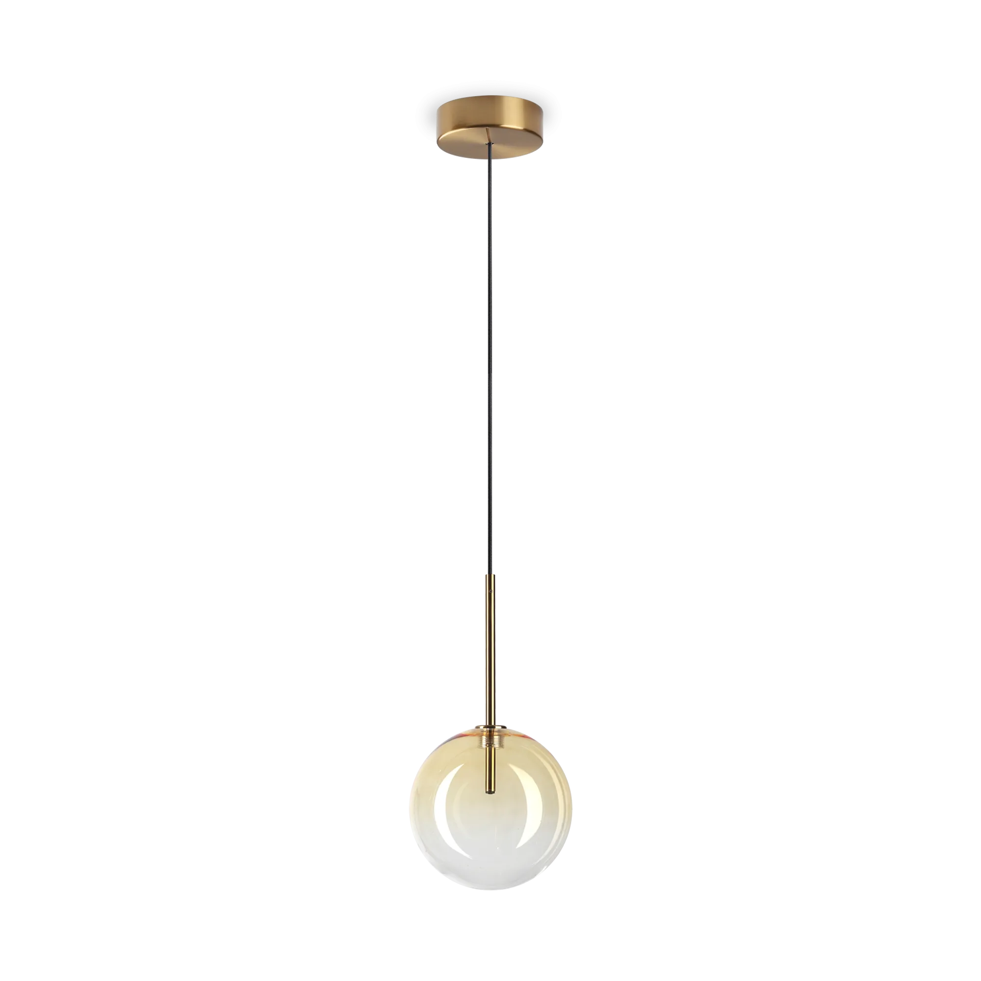 Equinoxe Small LED Pendant 2W 3000K Antique Brass - 345345