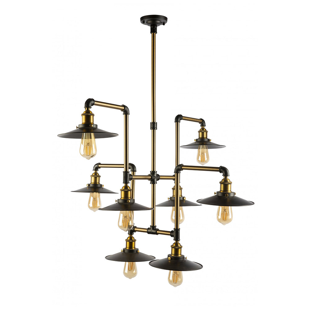 Buy Pendant Lights Australia Fiorentino Lighting - SHAUN 8 Light Bronze, Black Pendant