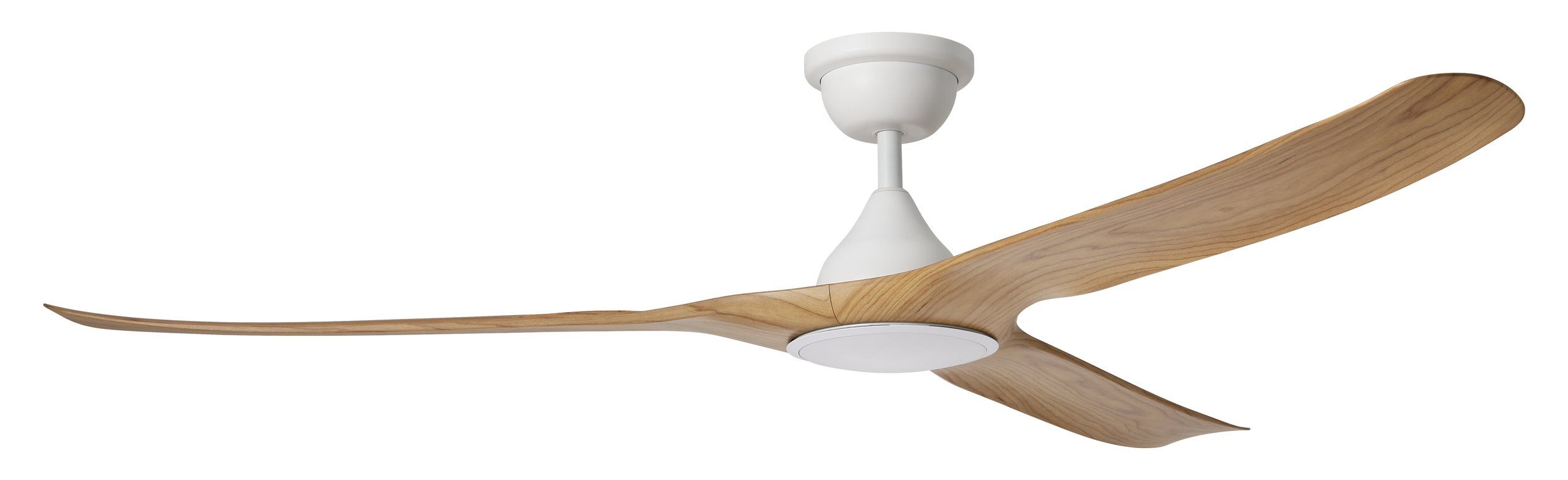 Tahiti DC Ceiling Fan 72" Matte White With Blackbutt Blade - 20801916