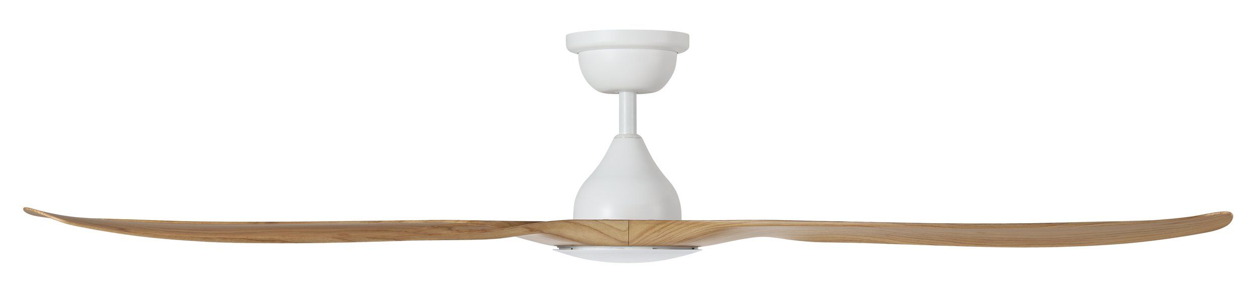 Tahiti DC Ceiling Fan 72" Matte White With Blackbutt Blade - 20801916