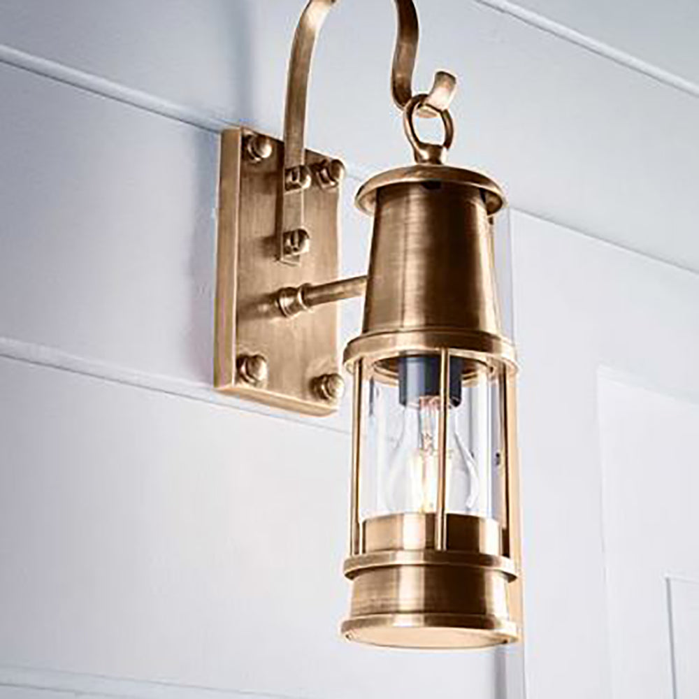 Buy Exterior Wall Lights Australia Liberty Exterior Wall Light Antique Brass - ELPIM51296AB