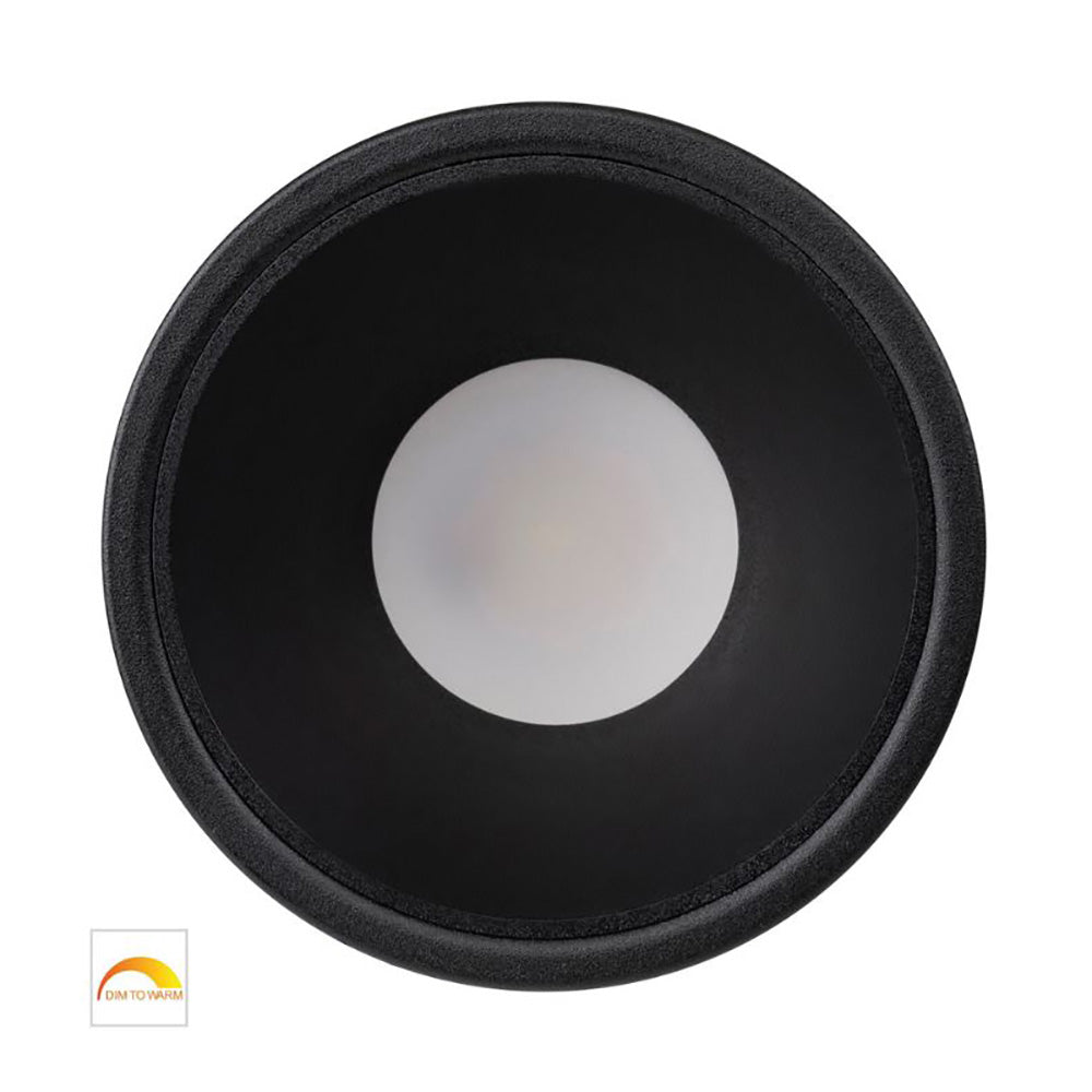 Buy Recessed LED Downlights Australia Round Recessed LED Downlight Black Aluminium / Insert 2 CCT - HV5528D2W-BB