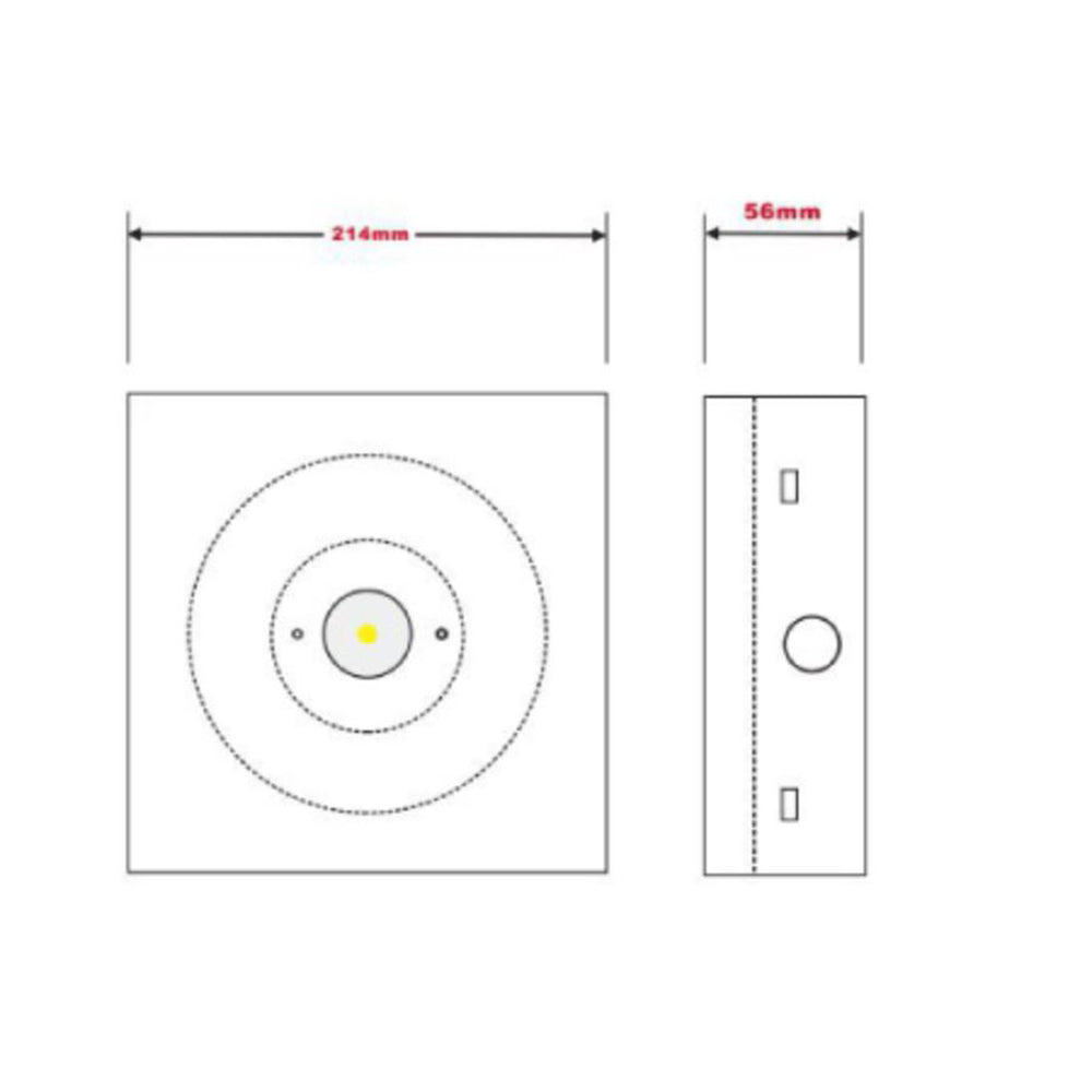 Buy Surface Mounted Downlights Australia Surface Mounted Downlight 1.7W White Plastic - SP-3002 WH