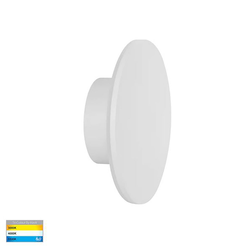 Buy Exterior Wall Lights Australia Halo Exterior Wall Light 12V 12W White Aluminium 3CCT - HV3592T-WHT-12V