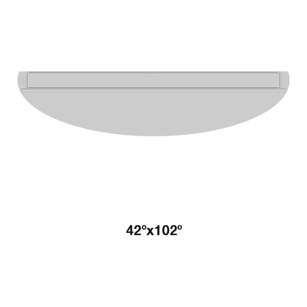 Berica Out 1.2 Convex Up & Down Wall Light 56W CRI90 DALI Aluminium 2700K - BU1210